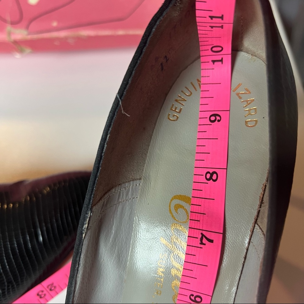 Vintage Genuine Lizard Pump/heels by The Capitol from Sumpter S.C. 7 - Picture 6 of 10